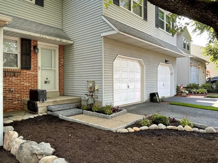 Residential Small Landscape, Hardscape and Drainage project in North Wales, PA
